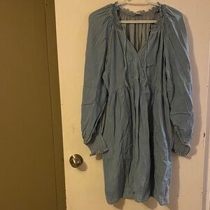 Old Navy Light Blue Long Sleeve Dress